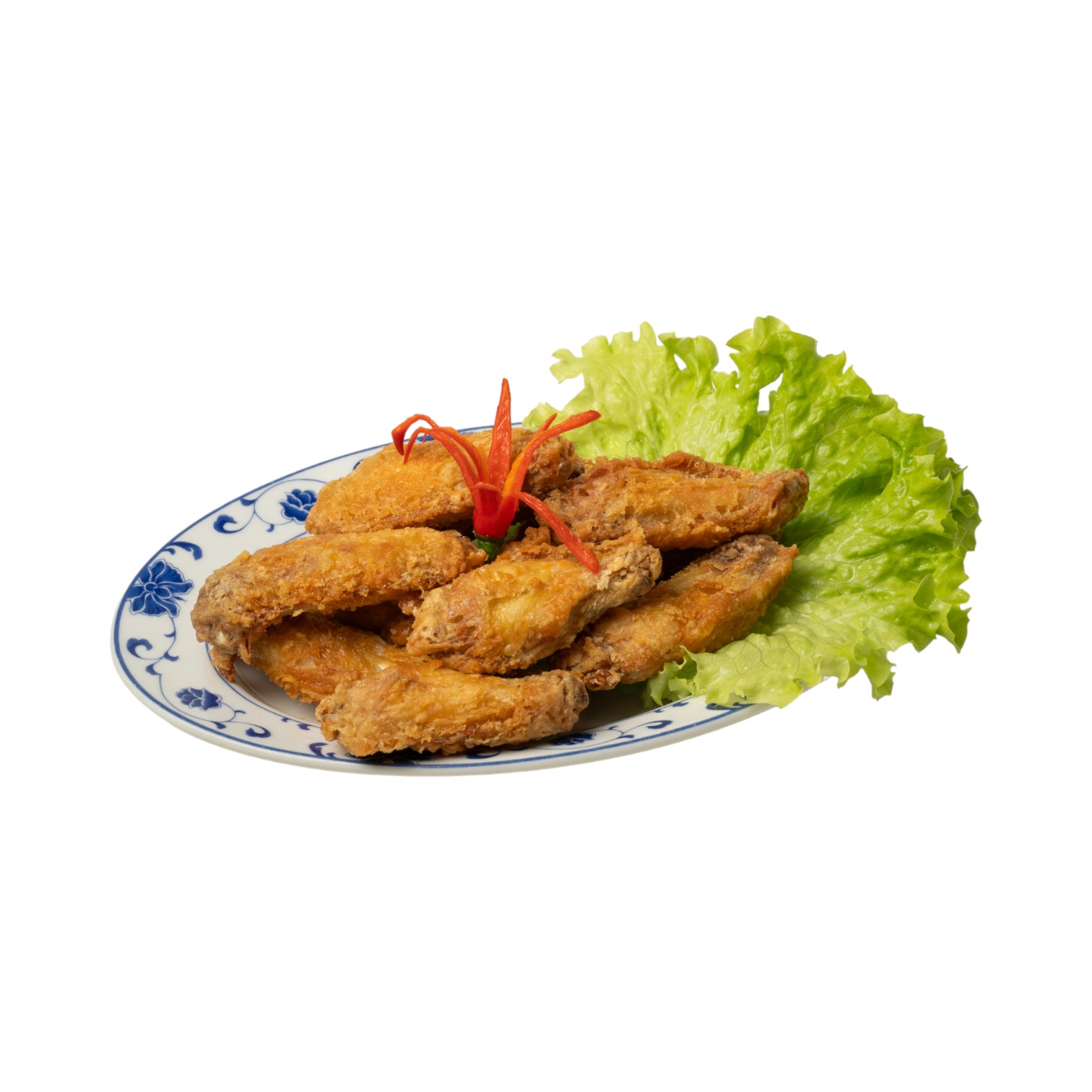 Ailes de poulet panées frites