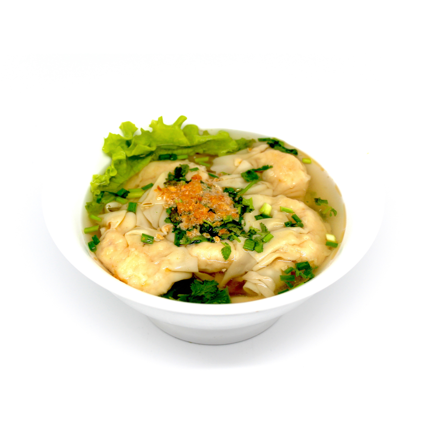 Vermicelles soupe de raviolis
